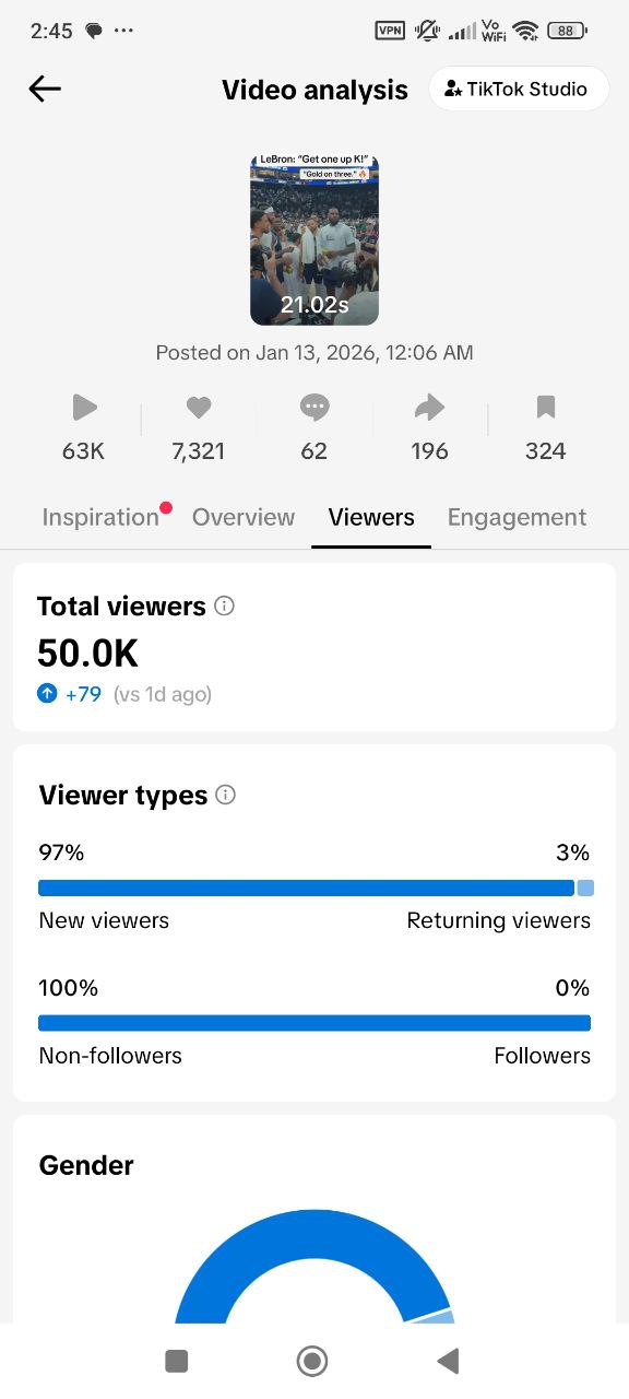 Account analytics screen 6