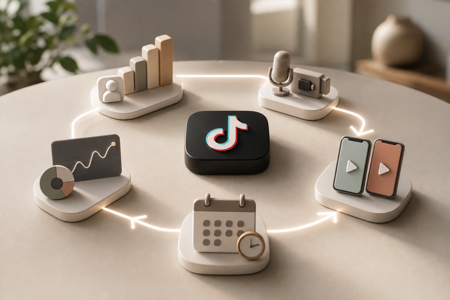 best done-for-you tiktok posting workflow diagram