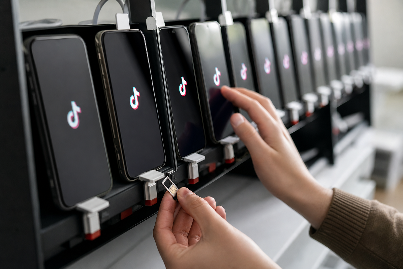 inside look at real-device TikTok warm-up operations