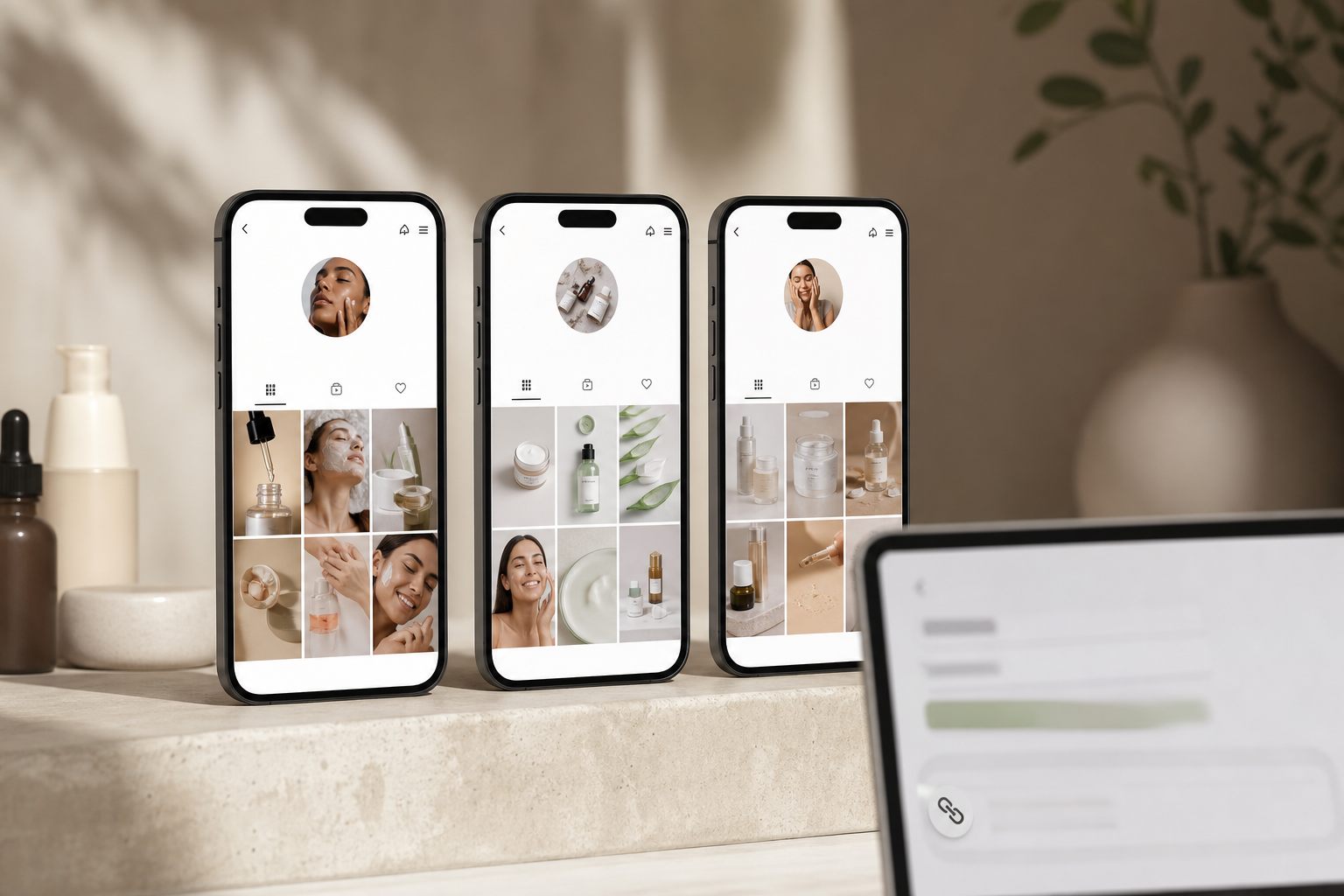 TikTok bio examples and UTM structure