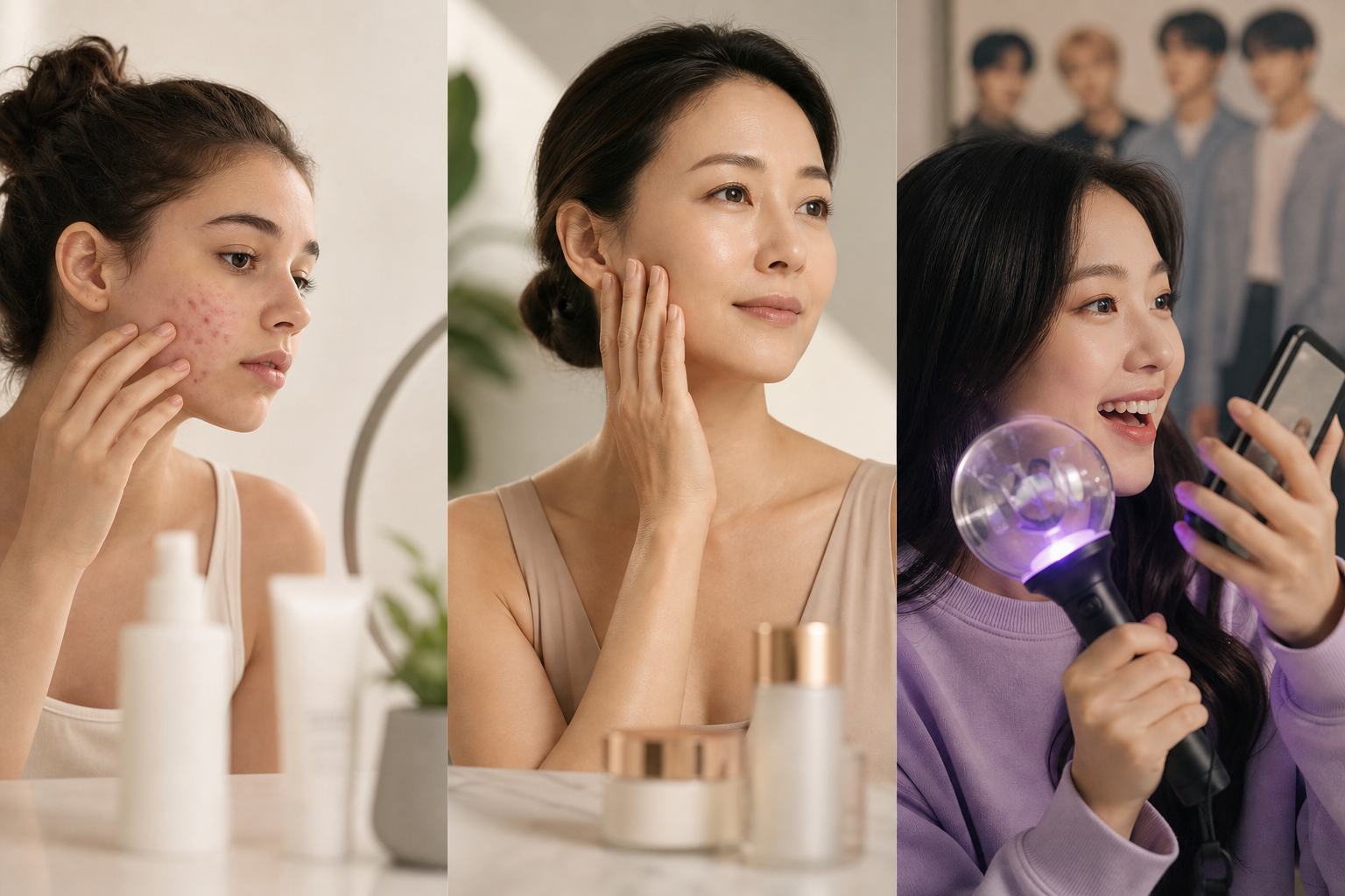 Audience segmentation across multiple TikTok handles