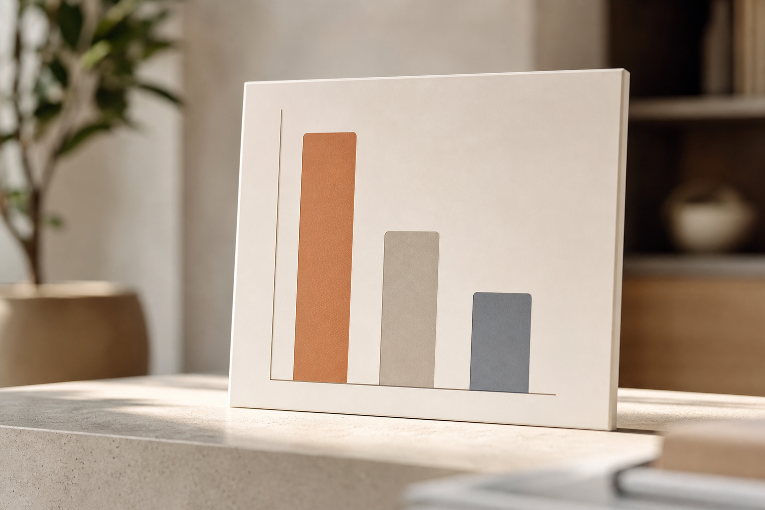 Comparison bar chart: posting volume and account safety across options