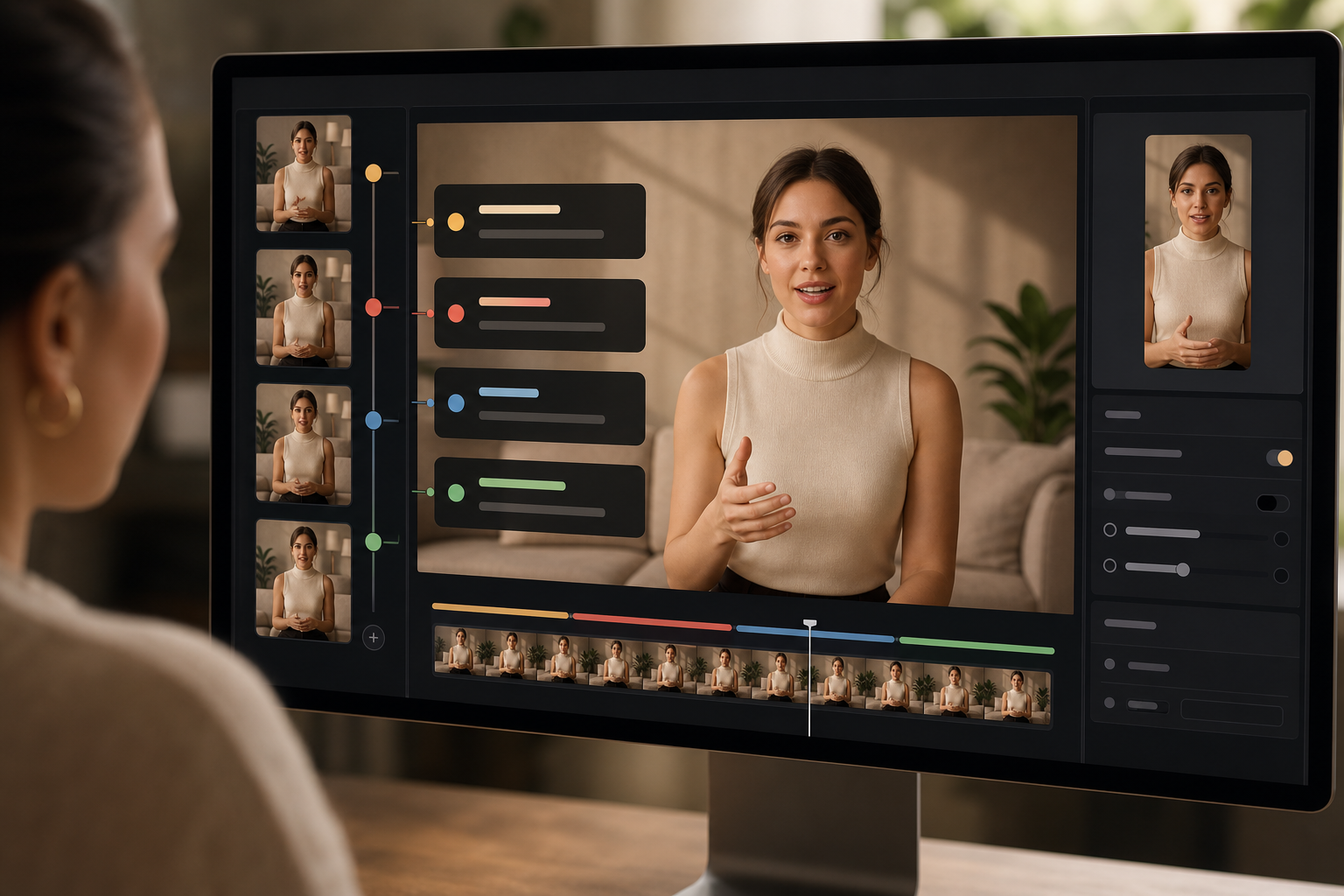 step-by-step AI UGC production panel