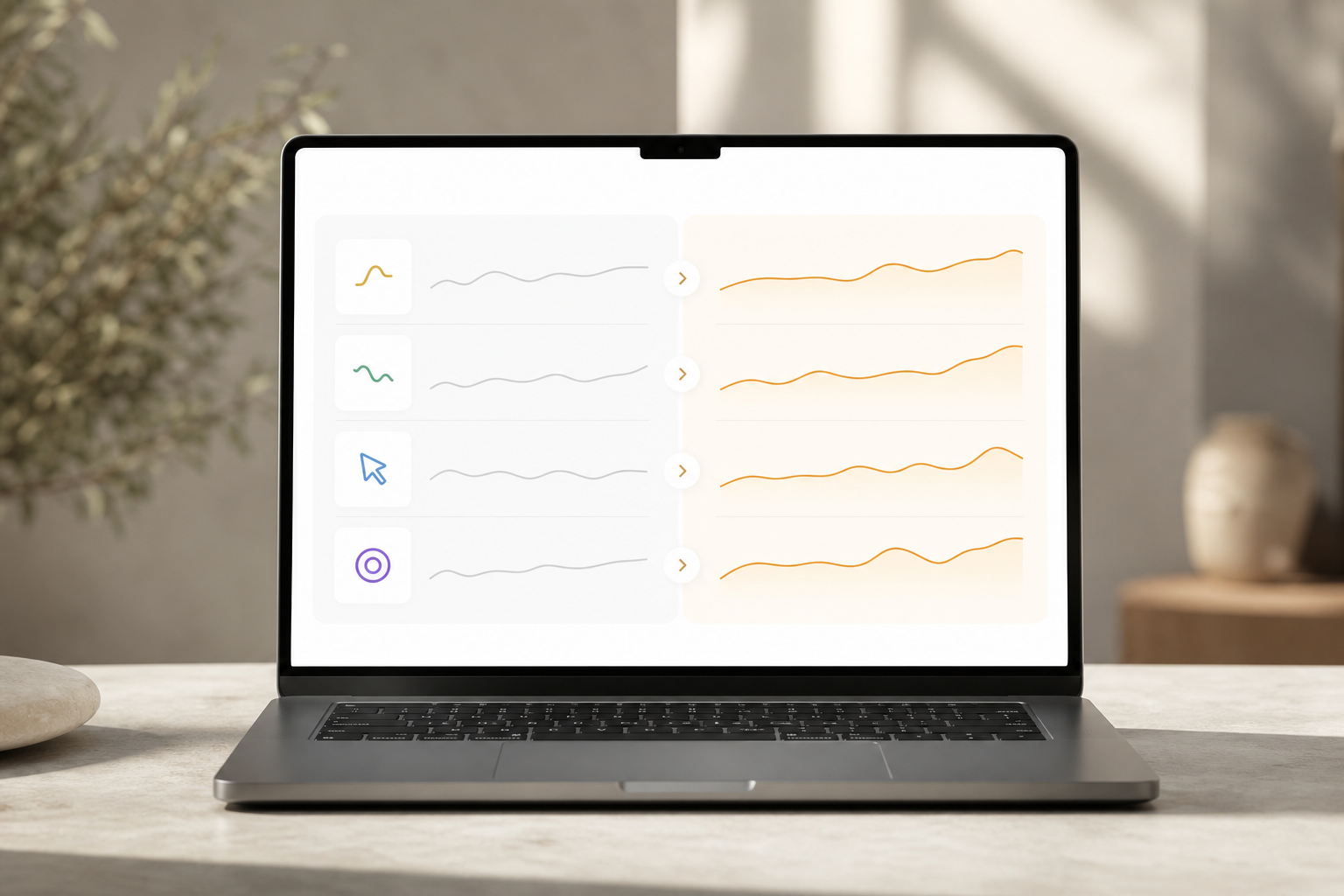Hook testing KPI dashboard before-and-after