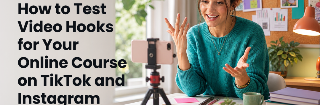 How to Test Video Hooks for Your Online Course on TikTok and Instagram
